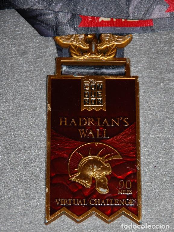 Trofeos y medallas: MEDALLA DEL MURO DE ADRIANO CONQUEROR VIRTUAL CHALLENGE - Foto 2