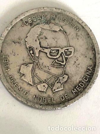 Trofeos y medallas: medalla cesar milstein serie proceres del conocimiento - Foto 1