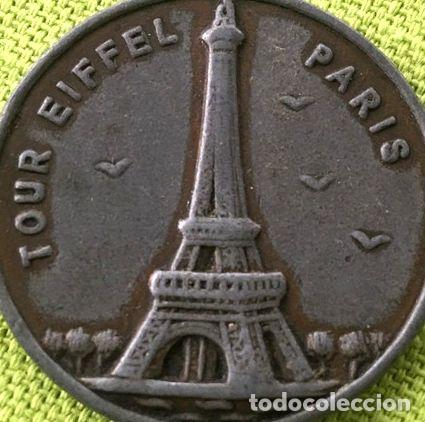 Trofeos y medallas: medalla de francia torre eiffel y notredame - Foto 1