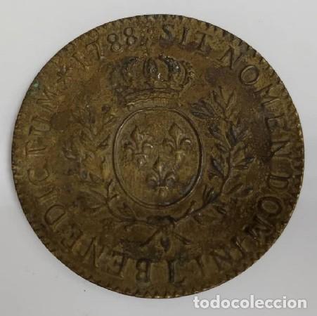 Trofeos y medallas: MEDALLA SIT NOM DOMINI BENEDICTUM. MEDALLA-830 - Foto 1