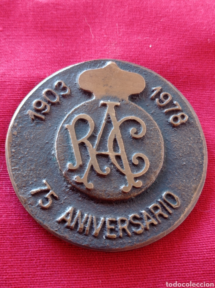 Trofeos y medallas: MEDALLA RAC 75 ANIVERSARIO - Foto 1
