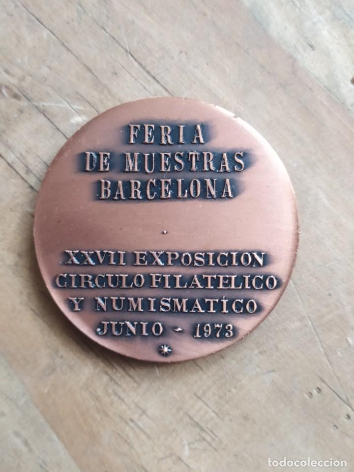 Trofeos y medallas: ## XXVII Exposici&oacute;n C&iacute;rculo Filat&eacute;lico y Numism&aacute;tico Barcelona 1973 ## - Foto 2
