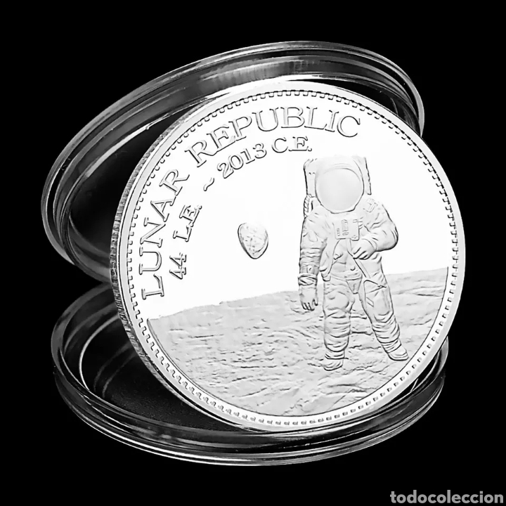 Trofeos y medallas: Moneda Lunar Republic 2013 - Astronauta - Foto 1