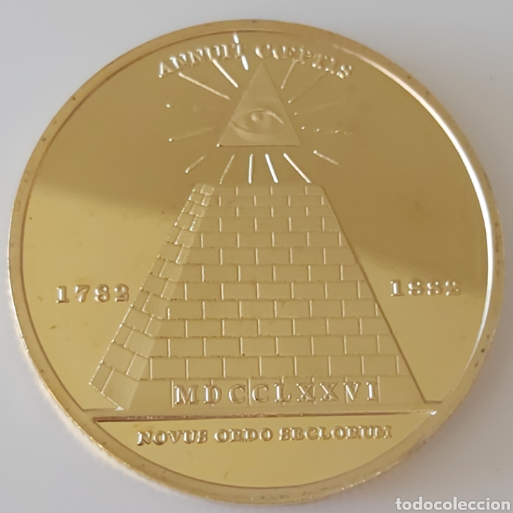 Trofeos y medallas: PRECIOSA MONEDA DE ORO DE LAS PIRAMIDES DE EGIPTO. REF S2 CI EGIPTO - Foto 2