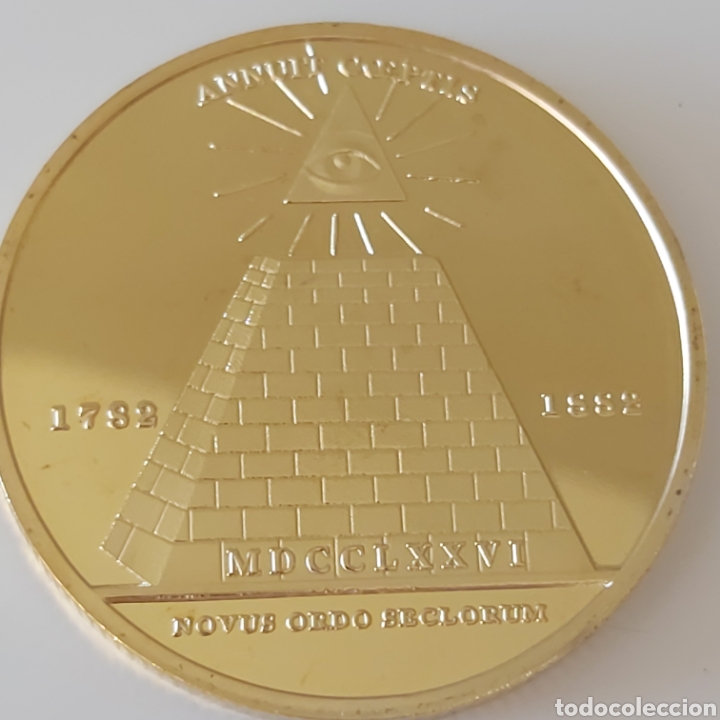 Trofeos y medallas: PRECIOSA MONEDA DE ORO DE LAS PIRAMIDES DE EGIPTO. REF S2 CI EGIPTO - Foto 1