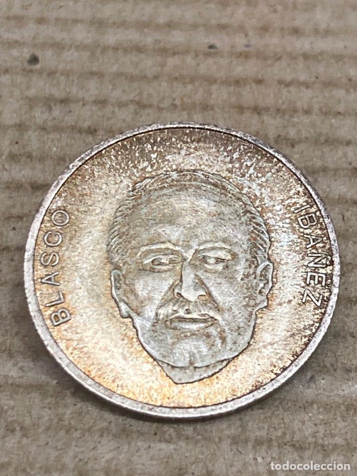Trofeos y medallas: Moneda conmemorativa Blasco Ib&aacute;&ntilde;ez - Foto 1
