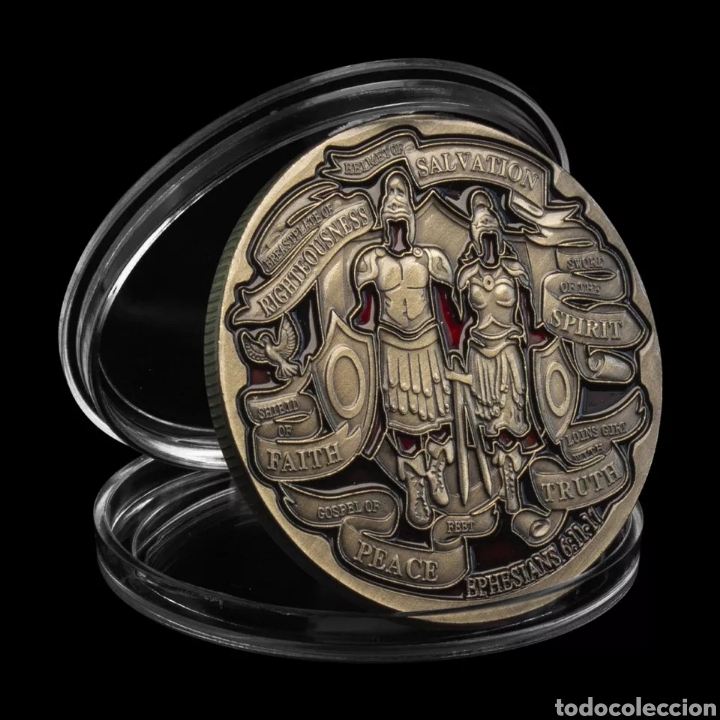 Trofeos y medallas: PRECIOSA MONEDA CONMEMORATIVA. REF S1 M CI - Foto 4