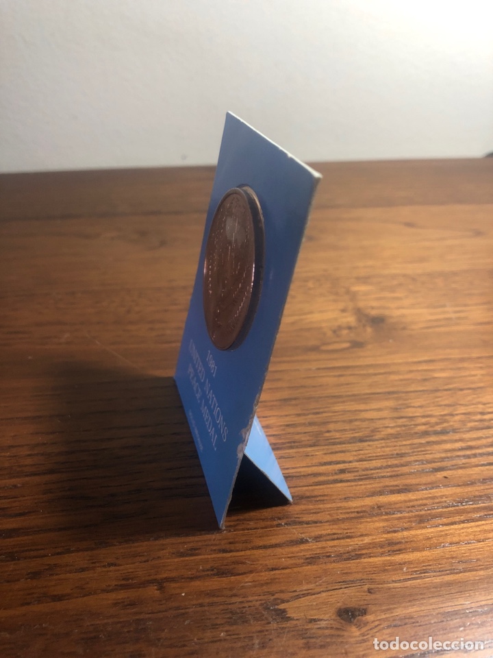 Trofeos y medallas: MEDALLA UNITED NATIONS PEACE MEDAL SOLID BRONZE - Foto 7