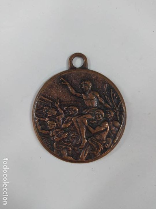 Trofeos y medallas: MEDALLA FRANCESA CON MOTIVOS CL&Aacute;SICOS. - Foto 1