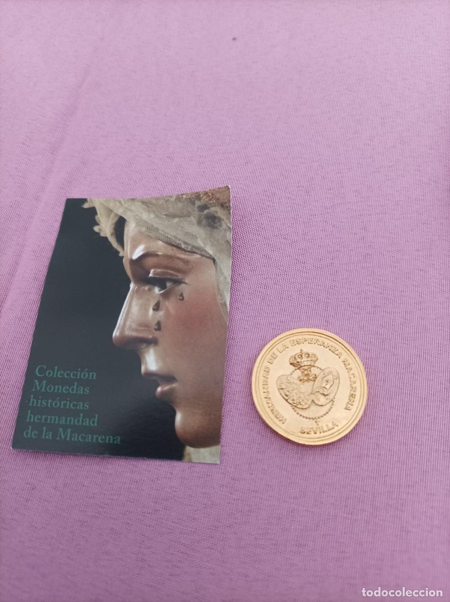 Trofeos y medallas: Moneda Colecci&oacute;n Hermandad Macarena - Foto 1