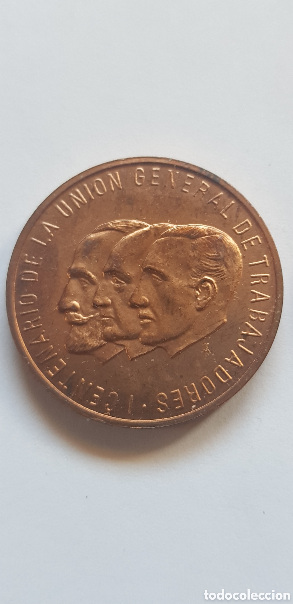 Trofeos y medallas: Monedas Centenario UGT - Foto 2