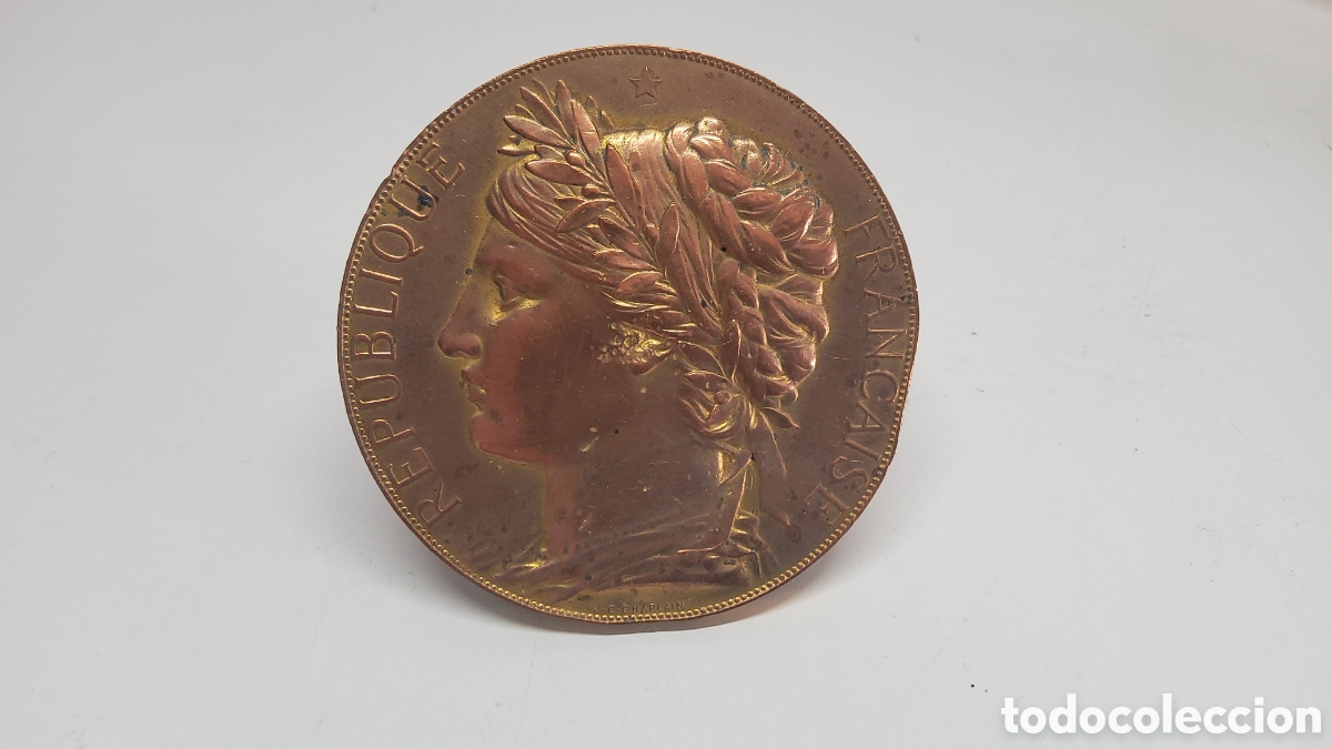 Trofeos y medallas: Medalla Republique francaise. - Foto 1