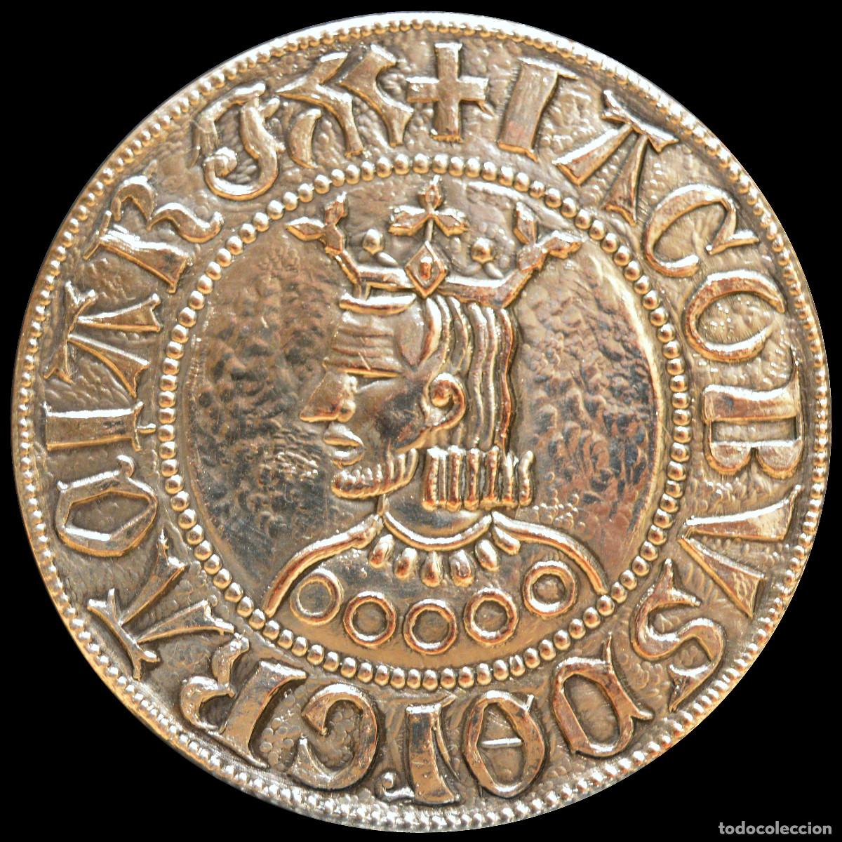 Trof&eacute;us e medalhas: MEDALLA JAUME I CROAT DE PLATA BARCELONA REY JAIME I EL CONQUISTADOR