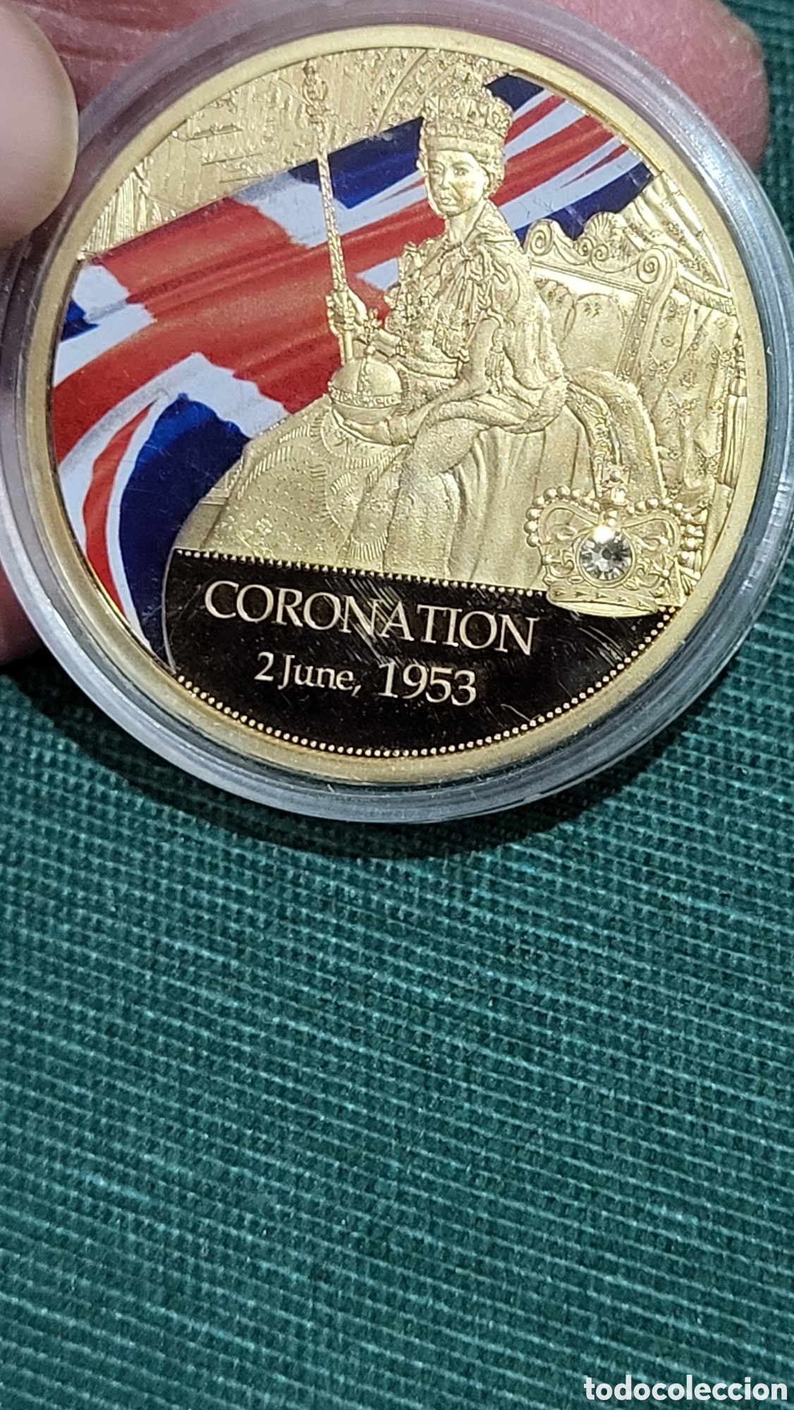 Trofeos y medallas: Medalla conmemorativa Elizabeth ll - Foto 1