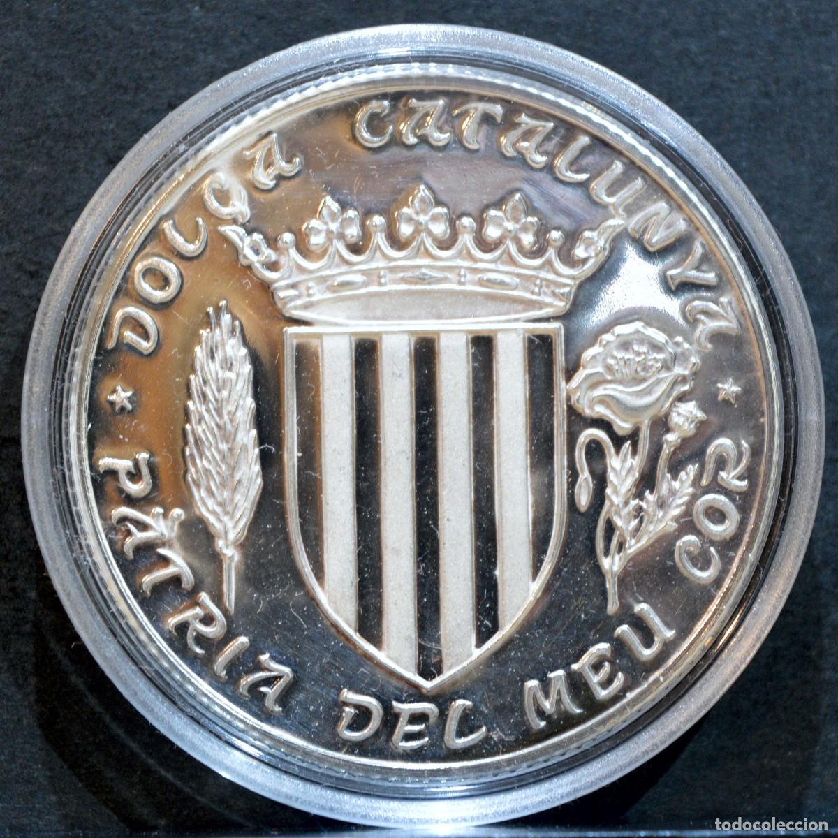 Trofei e Medaglie: MEDALLA DE PLATA DE LEY 900 DOL&Ccedil;A CATALUNYA P&Agrave;TRIA DEL MEU COR