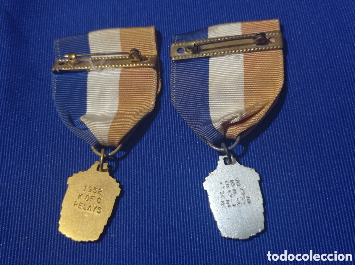 Trofeos y medallas: MEDALLAS RELEVOS 1952 - Foto 2