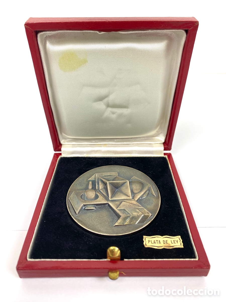 Trofeos y medallas: MEDALLA DE PLATA, GRAPHISPACH - BARCELONA 1974 - Foto 1