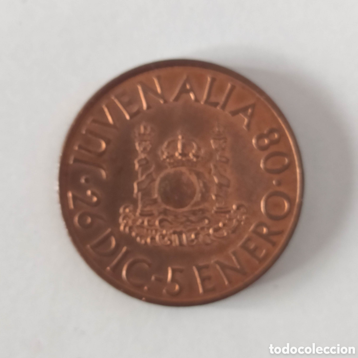 Trofeos y medallas: MEDALLA JUVENALIA FNMT 1980 - Foto 1