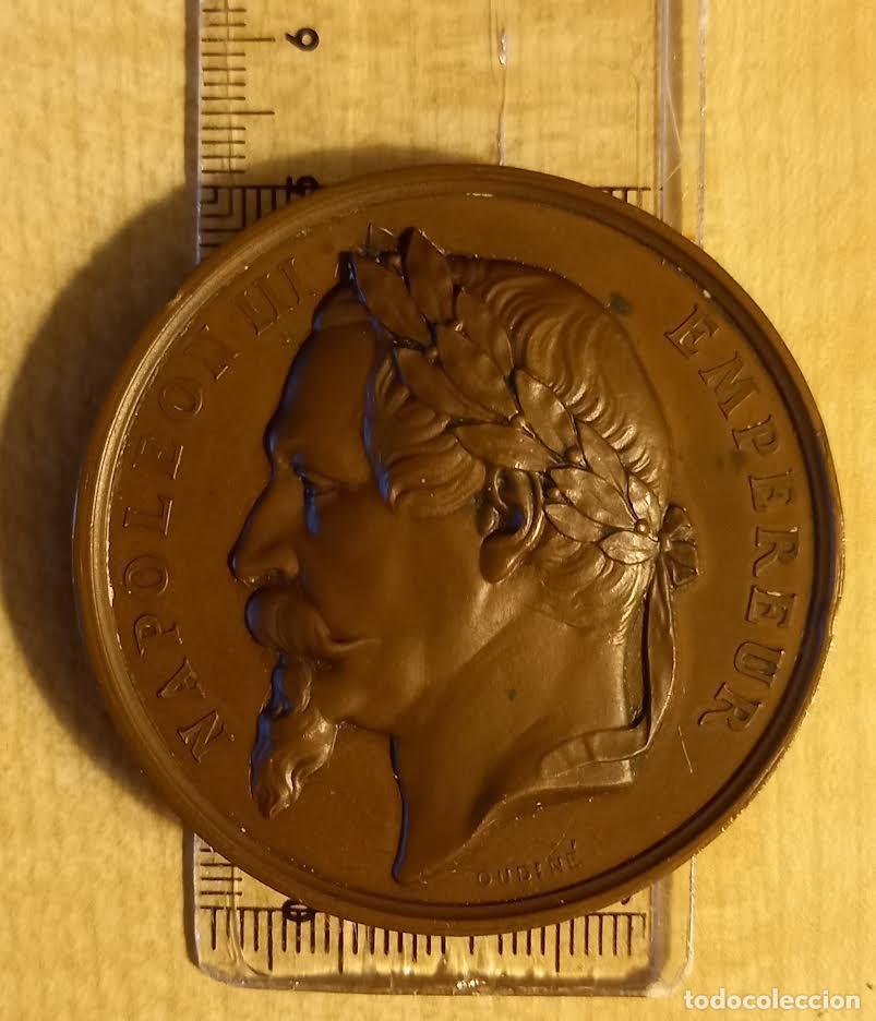 Trof&eacute;us e medalhas: Medalla conmemorativa de la Exposici&oacute;n Internacional Franco Espa&ntilde;ola en Bayona a&ntilde;o 1864