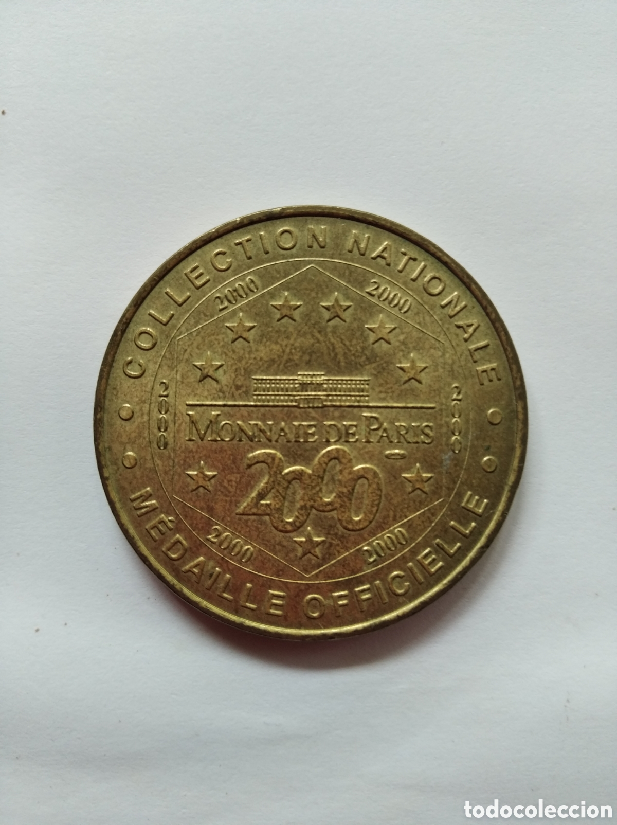 Trofeos y medallas: Moneda medalla de notre dame 2000 - Foto 2