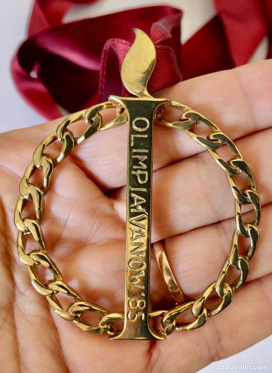 Trofeos y medallas: MEDALLA OLIMPIA IVANOW 85 6 CM - Foto 1