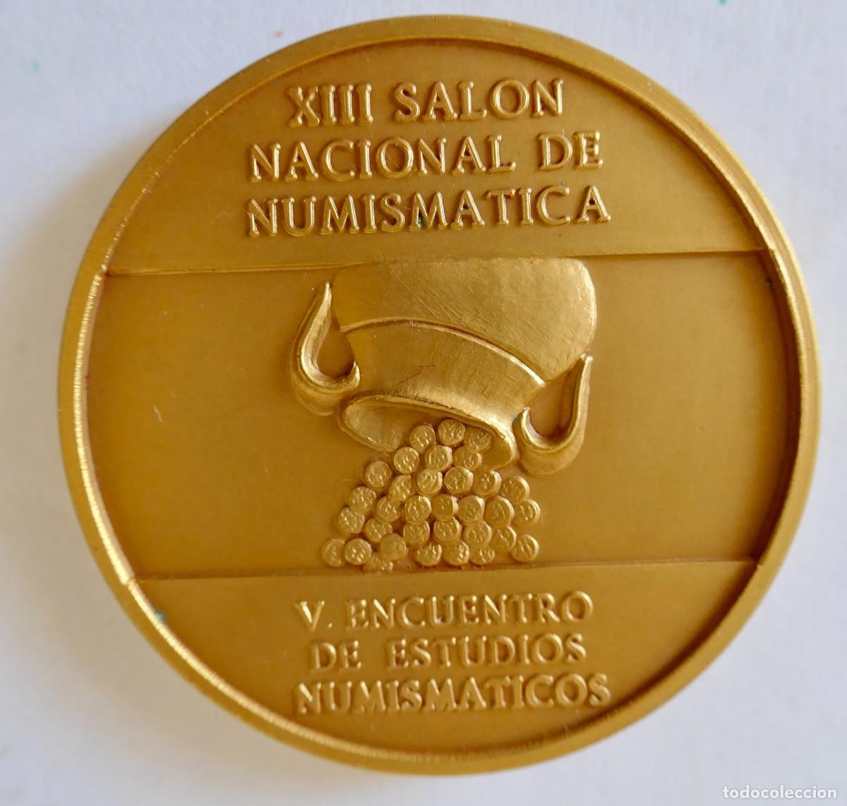 Trofeos y medallas: XIII SALON NACIONAL DE NUMISMATICA A.N.E. 1990 - Foto 1