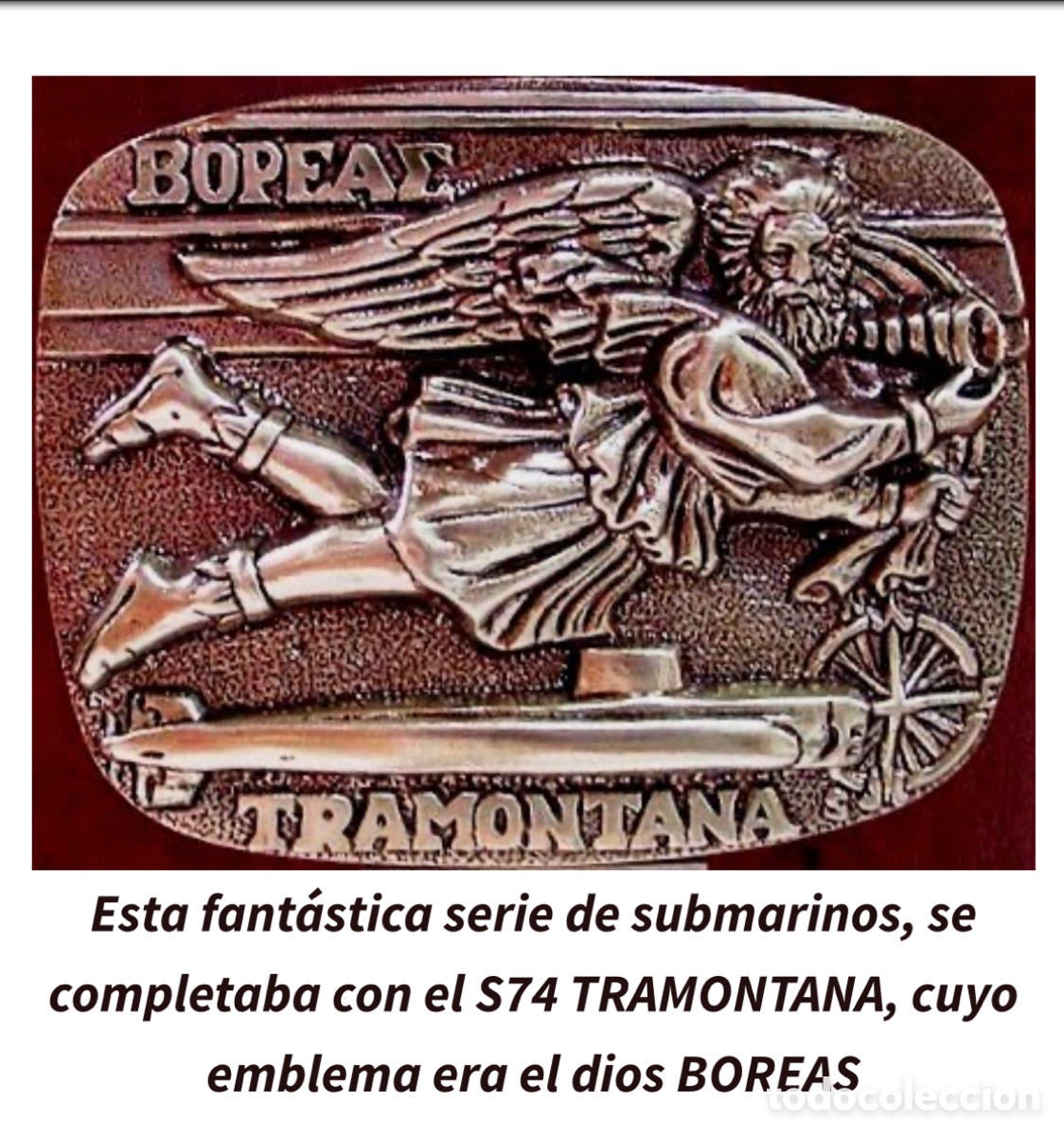 Trofeos y medallas: M&eacute;topa del submarino Mistral en Bronce Dorado - Foto 5