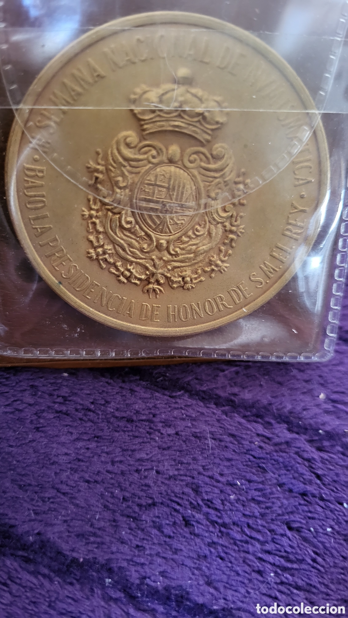 Trofeos y medallas: Medalla Sal&oacute;n Nacional de Numismatica - Foto 1