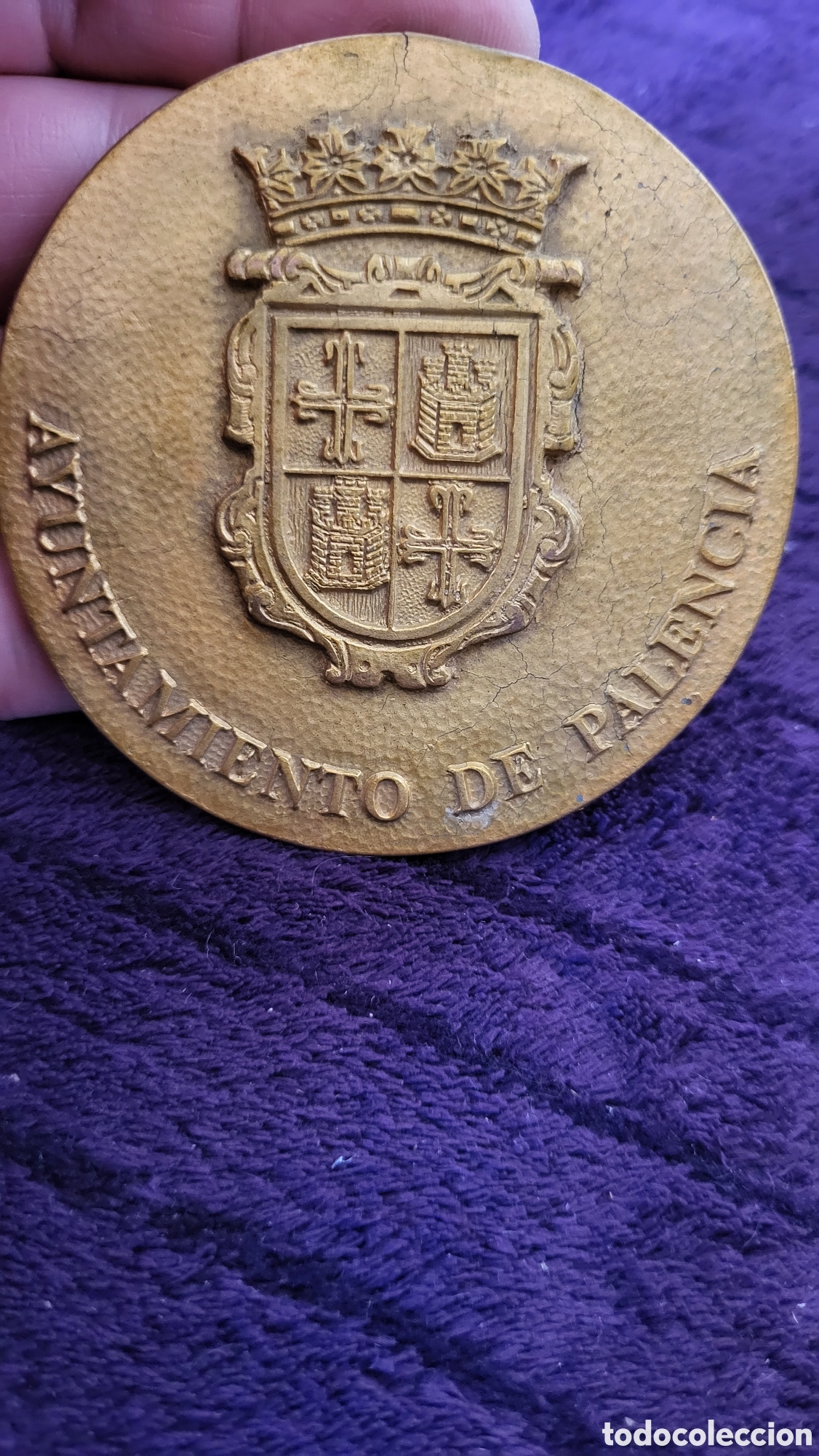 Trofeos y medallas: Medalla Ajutament de Palencia - Foto 1