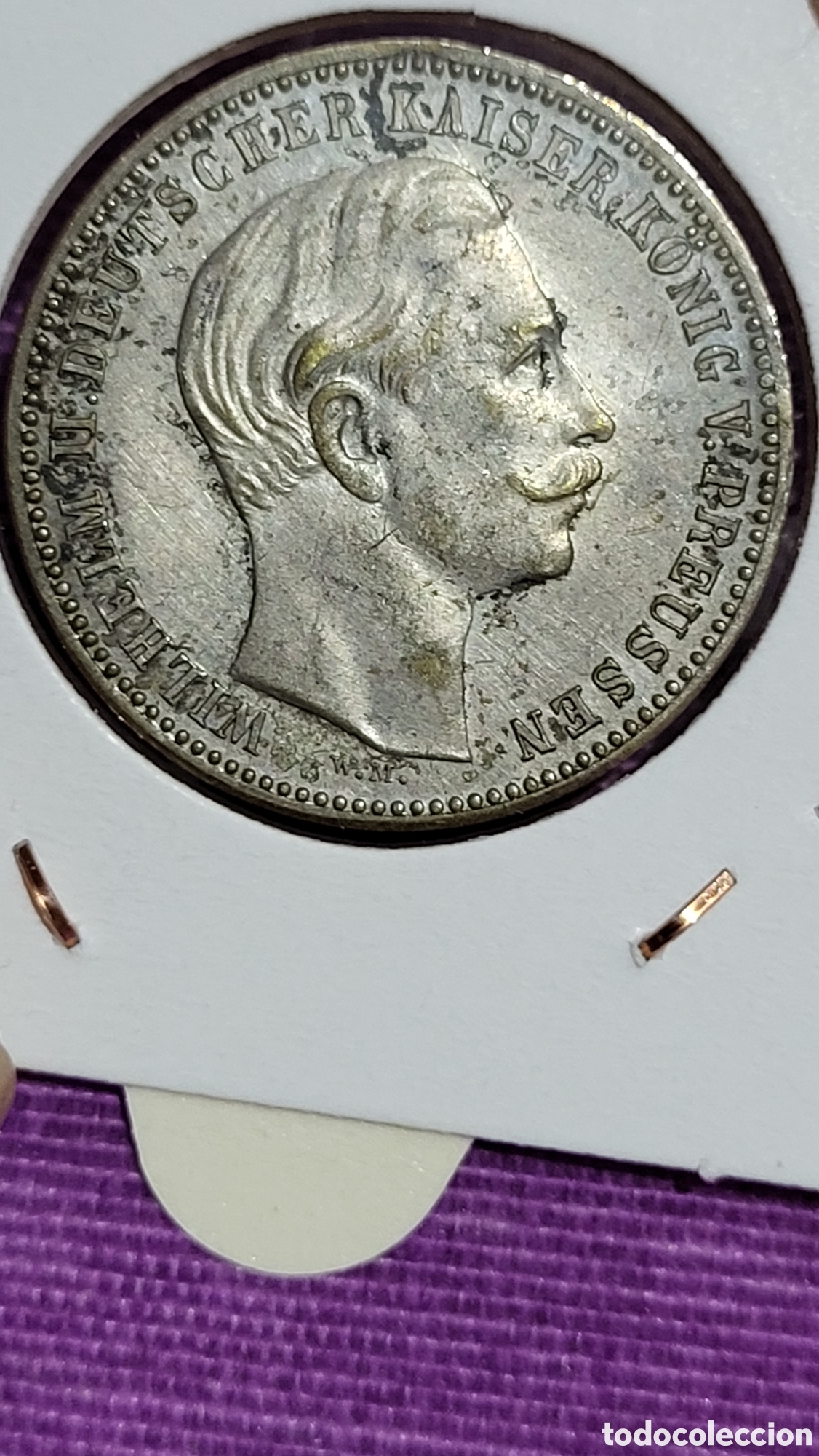 Trofeos y medallas: Medalla Frederic Willhem ll Prussia - Foto 2