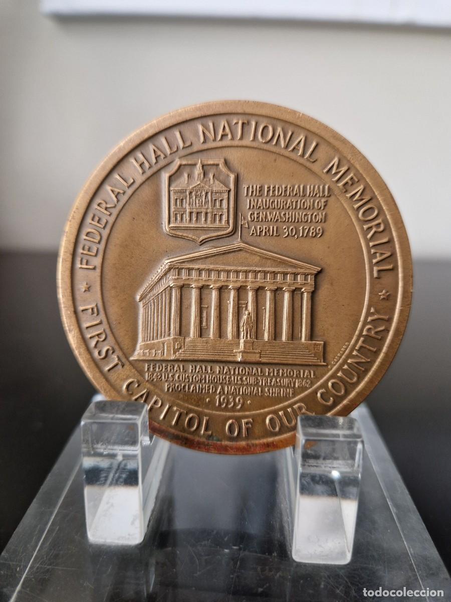 Trofeos y medallas: MEDALLA CENTENARIO ESTATUA LIBERTAD - Foto 3