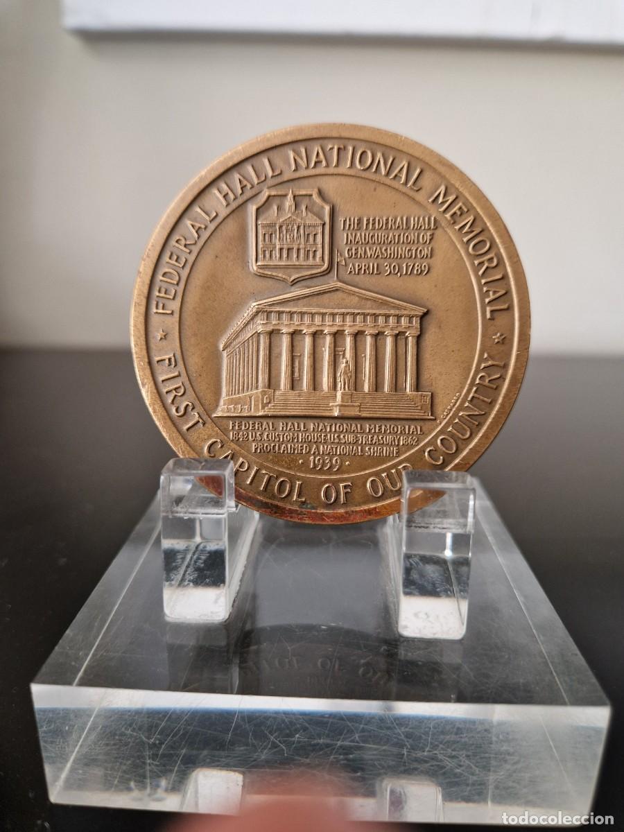 Trofeos y medallas: MEDALLA CENTENARIO ESTATUA LIBERTAD - Foto 4