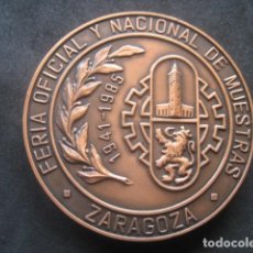 Trofeos y medallas: MEDALLA BRONCE INAUGURACION NUEVA FERIA DE MUESTRAS DE ZARAGOZA 1986