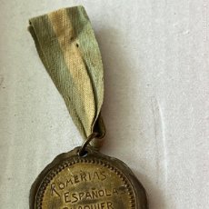 Trofeos y medallas: MEDALLA REPUBLICANA ROMERÍAS ESPAÑOLAS BLAQUIER 1919 ARGENTINA BUENOS AIRES 19 20 ABRIL