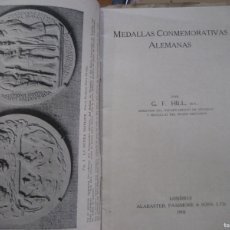Trofeos y medallas: MEDALLAS CONMEMORATIVAS ALEMANAS - HILL . DIRECTOR MUSEO BRITANICO - AÑO 1918