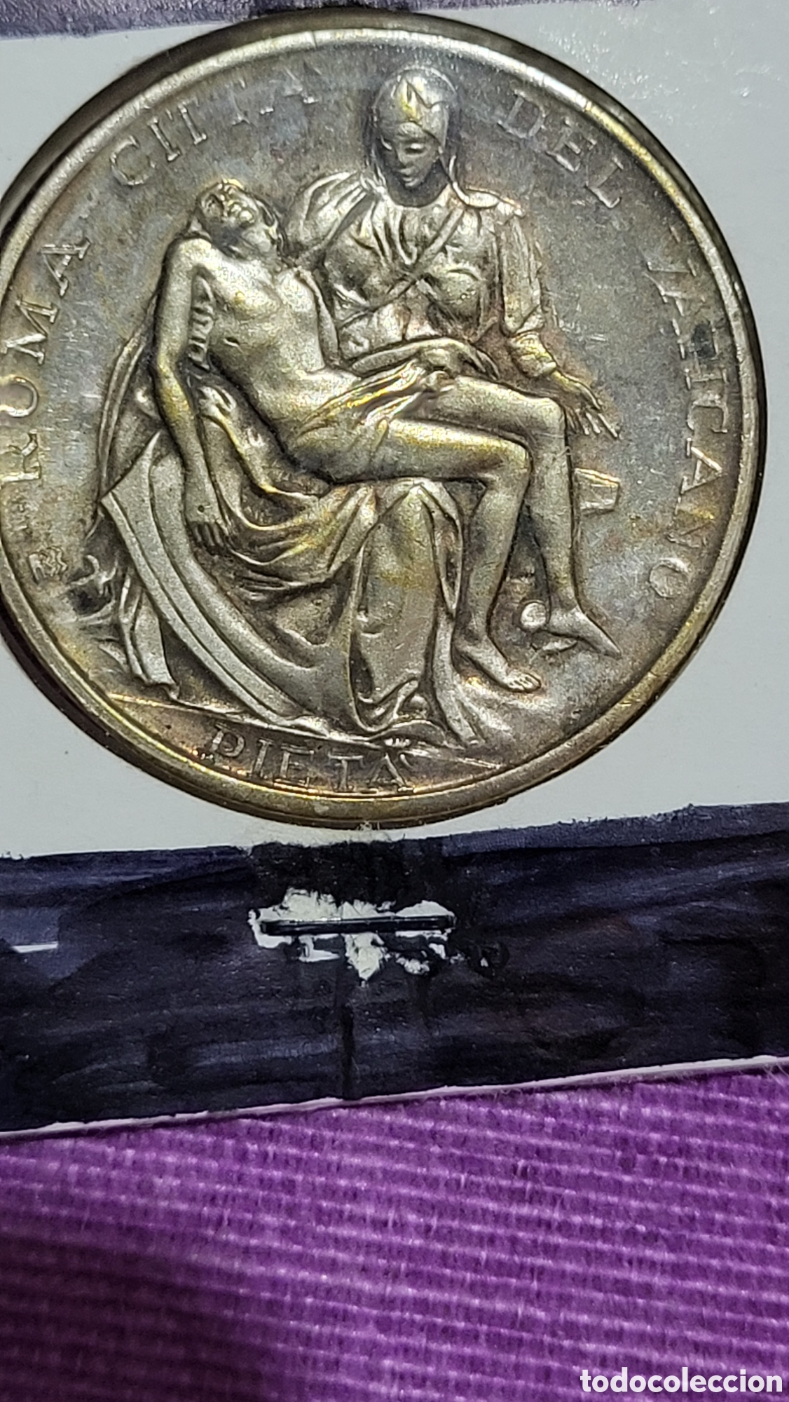 Trofeos y medallas: Moneda medalla Juan Pablo II - Foto 1