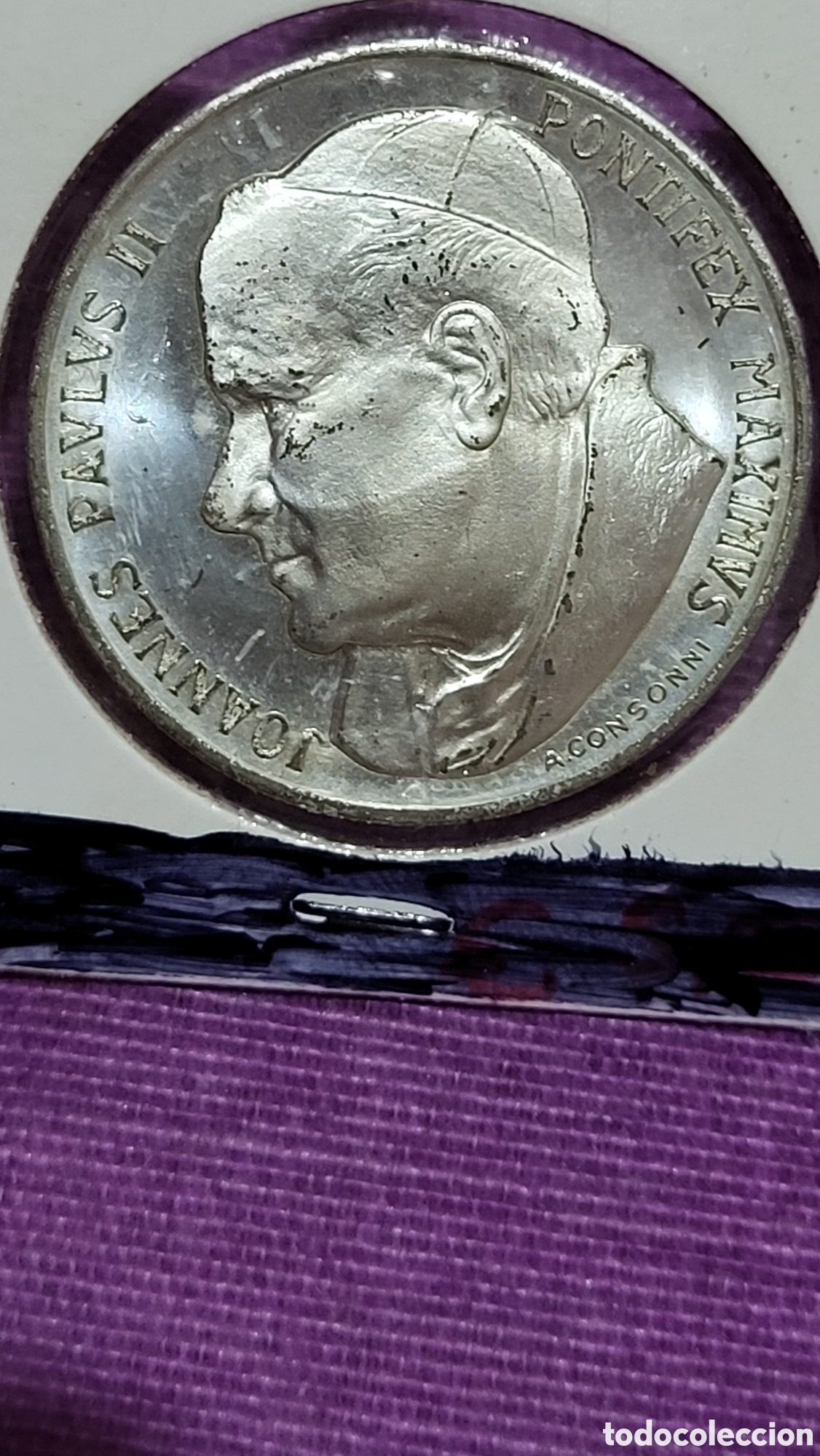 Trofeos y medallas: Moneda o medalla Joan Pablo II - Foto 1