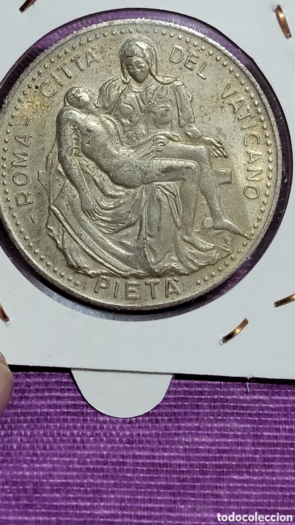 Trofeos y medallas: Moneda o medalla Vaticano Paulo Vl - Foto 1
