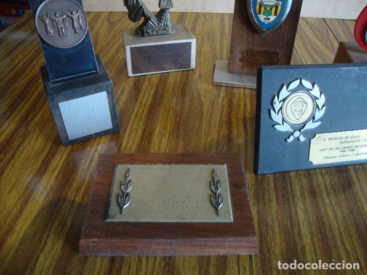 Trofeos y medallas: LOTE DE TROFEOS CONCURSOS SARDANAS - Foto 3