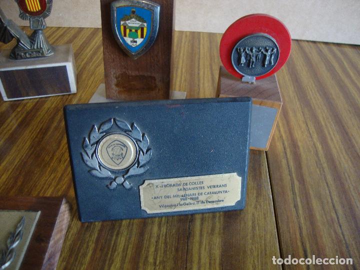 Trofeos y medallas: LOTE DE TROFEOS CONCURSOS SARDANAS - Foto 4