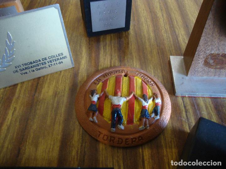 Trofeos y medallas: LOTE DE TROFEOS CONCURSOS SARDANAS - Foto 4