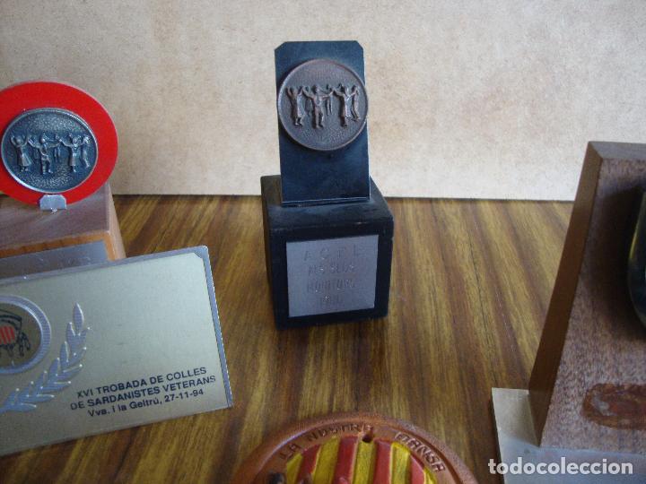 Trofeos y medallas: LOTE DE TROFEOS CONCURSOS SARDANAS - Foto 5