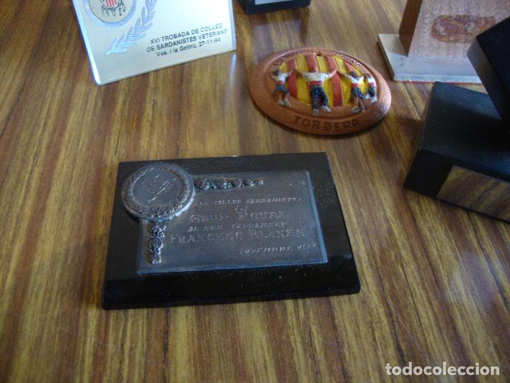 Trofeos y medallas: LOTE DE TROFEOS CONCURSOS SARDANAS - Foto 7