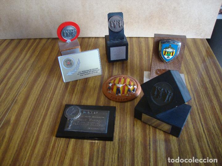 Trofeos y medallas: LOTE DE TROFEOS CONCURSOS SARDANAS - Foto 1
