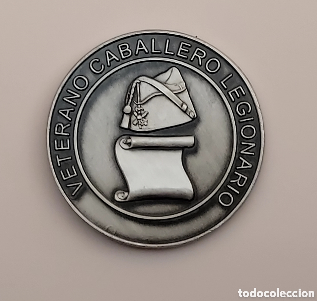 Trofeos y medallas: Moneda Veterano Caballero Legionario - Foto 3