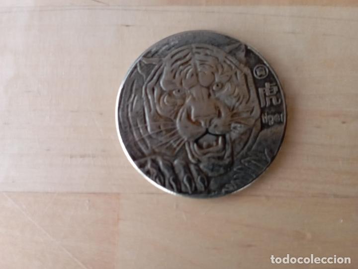 Trofeos y medallas: MONEDA TIGER 12 ESCENAS. - Foto 1