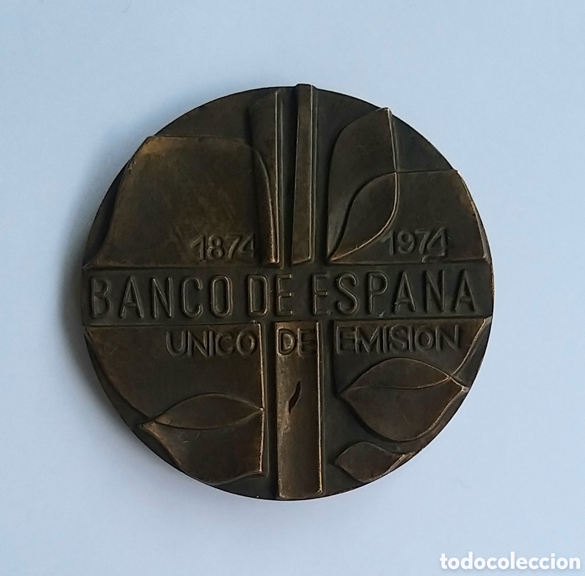 Trofeos y medallas: Medalla Banco de Espa&ntilde;a 1974 - Foto 1