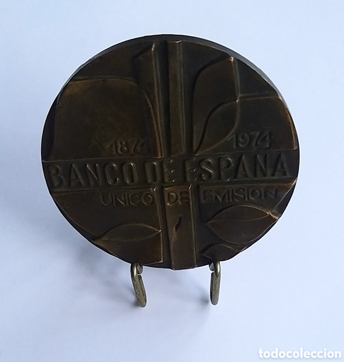 Trofeos y medallas: Medalla Banco de Espa&ntilde;a 1974 - Foto 3
