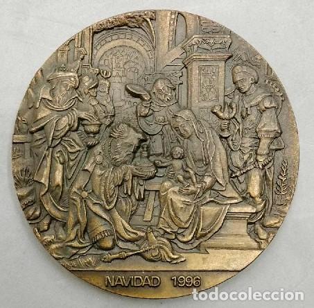 Trofeos y medallas: MEDALLA DORADA NAVIDAD 1996 MEDALLA-1378 - Foto 1
