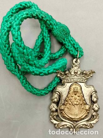 Trofeos y medallas: VIRGEN DEL ROC&Iacute;O CON CORD&Oacute;N MEDALLA-1389 - Foto 1